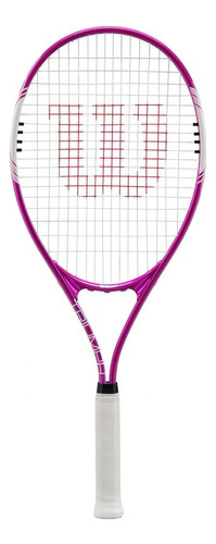 Raqueta Tenis Wilson Triumph Fibra Carbono 112 Grip 4 3/8 + Funda Color Fucsia