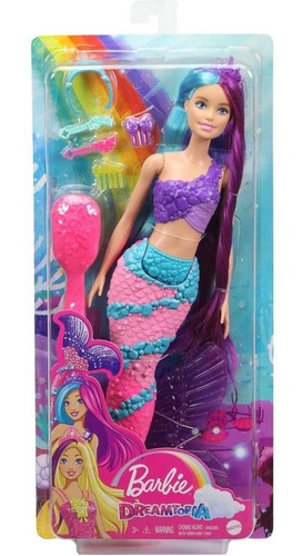 Boneca Barbie Dreamtopia Mermaid Sereia Penteados Fantástico