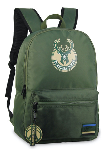 Mochila Deportiva Nba Milwaukee Bucks Equipo Basket Oficial