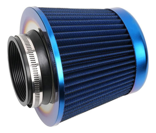 Filtro De Aire Conico Azul 75mm Auto Tuning Alto Flujo