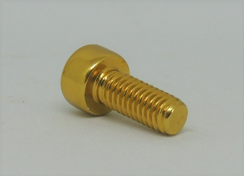 Pro Bolt Tornillo De Aluminio M4x10mm Dorado