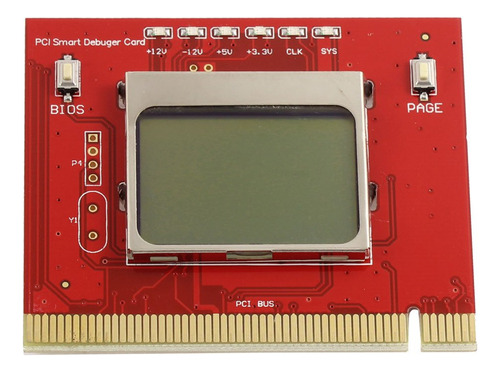 Tarjeta Base Pci Para Reparacion Depuracion Lcd Prueba Roja