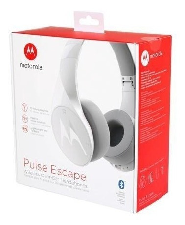 Fone Motorola Pulse Escape Bluetooth Escolha Preto Ou Branco
