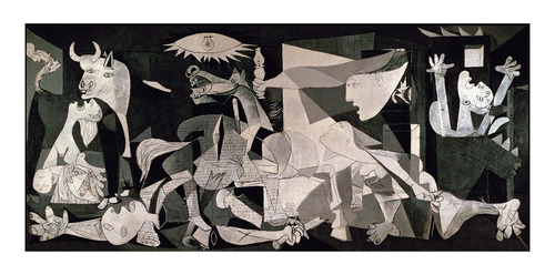 Cuadro Focu Deco Lienzo Canvas 40x100 - Guernica