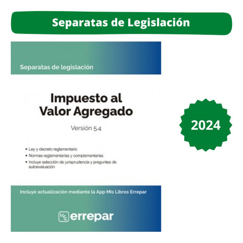 Separata Ley Iva Impuesto Al Valor Agregado