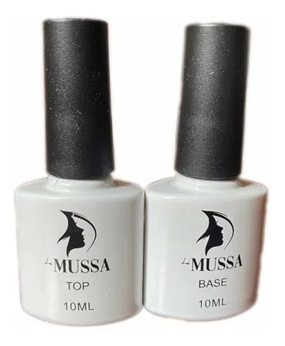 Paquete Gel Base + Top Coat Mussa Para Uñas