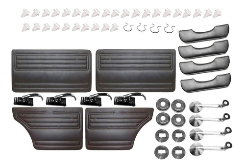 Kit Fiat 128 Berlina: Paneles Apoyabrazos Manijas Clips