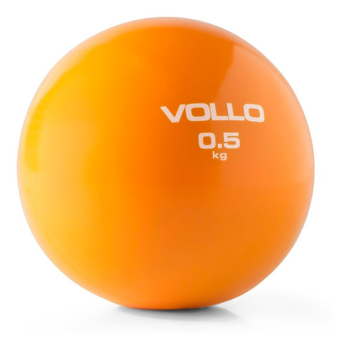 Bola Tonificadora 0.5 Kg Vollo Cor Laranja