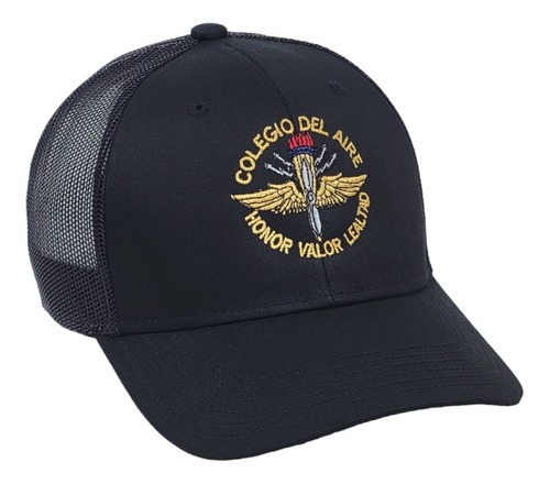 Gorra Malla Bordada Colegio Del Aire Fuerza Aérea Mexicana