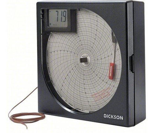 Dickson Kt8p2 Temperature Chart Recorder, 8 , Circular,  Zze