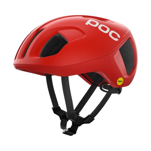 Poc Ventral Mips (cpsc) Cycling Helmet Prismane Red Matt Sml