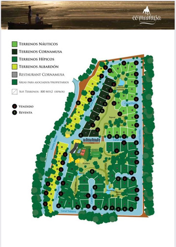 Imagen 8 de 11 de Terreno Lote En El Delta Complejo Eco Turístico Cornamusa