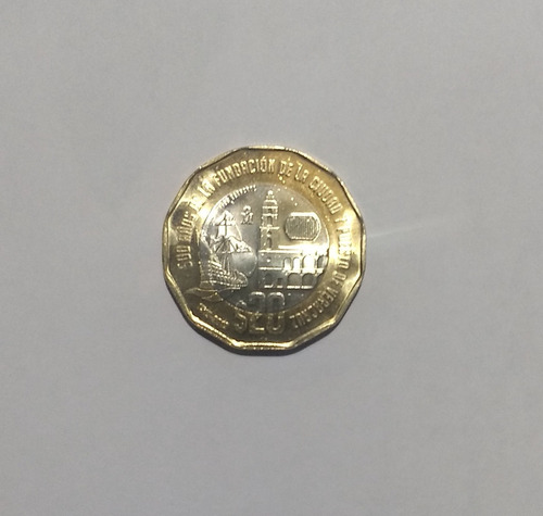 Moneda Conmemorativa 20 Pesos Puerto De Veracruz