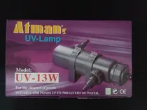 Comprar Atman Lámpara Uv Acuarios Fuentes 13 Watt Control De Algas