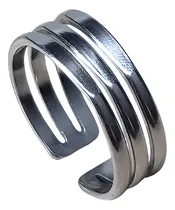 Comprar Anillos Regulable Hombre Plateado Acero Aro Hombre Unisex A