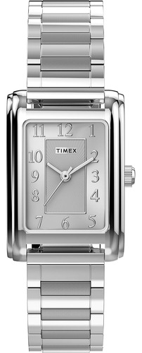 Reloj Timex Meriden Para Mujer De 21 Mm, Plateado Con Banda