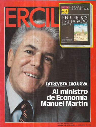Revista Ercilla N° 2487 / 5 Abril 1983 / Manuel Martin
