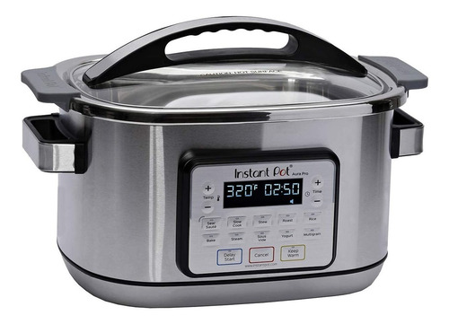 Imagen 3 de 8 de Olla Instantanea 6qt 8qt Aura Pro Multiuso Programable De Co