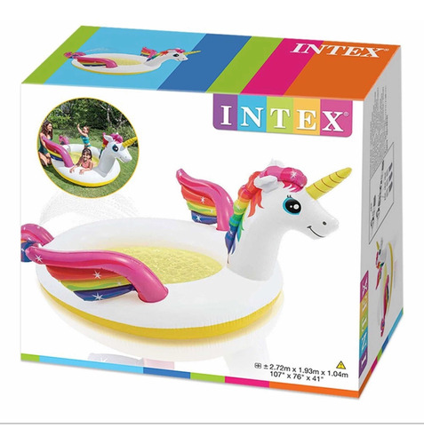 Pileta Inflable Unicornio Intex