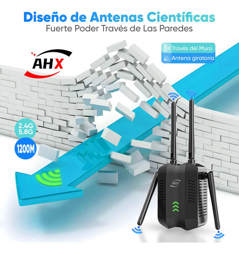 . Repetidor Wifi Amplificador Señal 1200mbps 110/230v Wps 5g