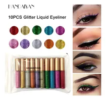 Comprar Delineadores Líquidos Con Glitter  Set De 10 Colores