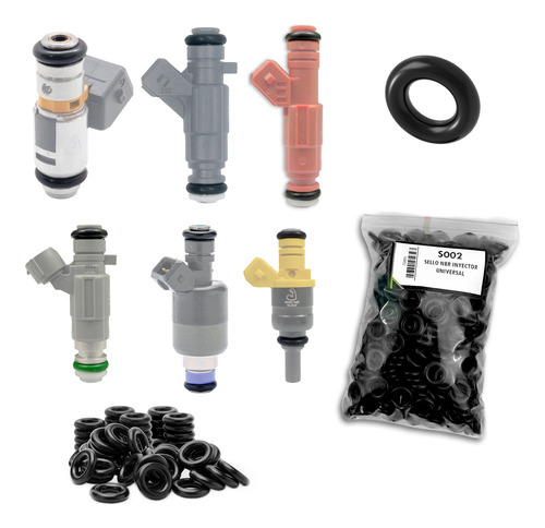 Microfiltros Y Orings Inyectores 200 Y 400 Unds Promo200