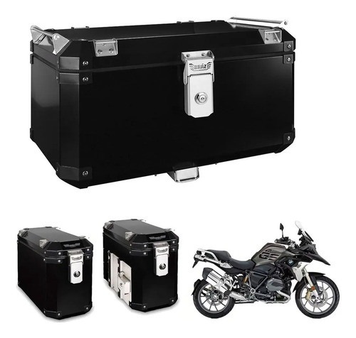 Kit Bauletos 55l R 1200 Gs 13/... Pretos Bráz