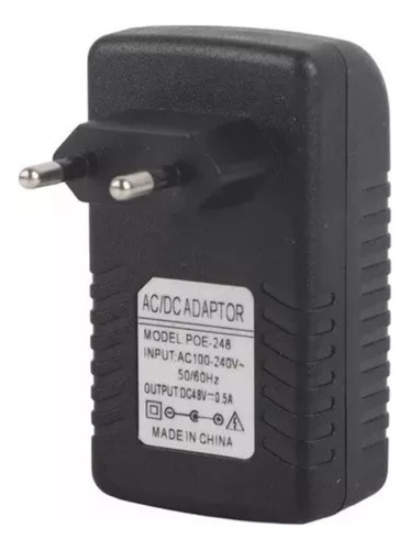Kit 20 Fonte Poe Compacta 48v 0.5a Access Point Roteador Voltagem De Entrada 110v/220v
