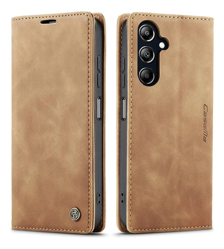 Funda Tipo Billetera Con Tapa Para Samsung Galaxy A16 5g(2024), Funda Tipo Libro Magnética De Cuero Con Tarjetero,