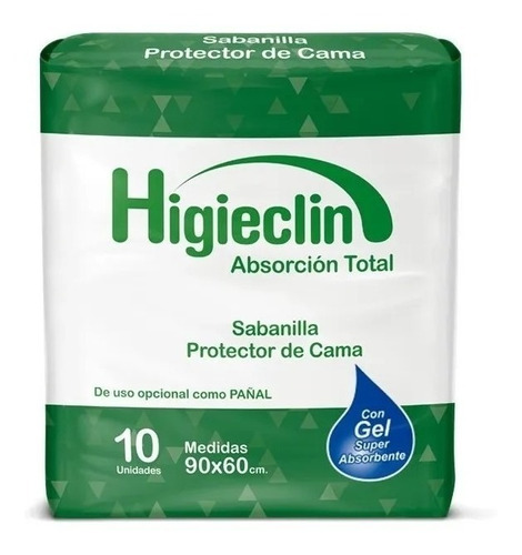 Protector De Cama Sabanilla Higieclin Con Gel Envío Rápido