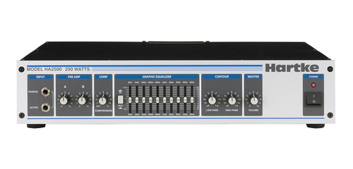 Imagen 1 de 1 de Amplificador P/ Bajo Hartke Systems Ha2500 S/caja