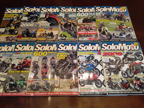 Lote De Revistas (12) Solo Moto 30 (2008)