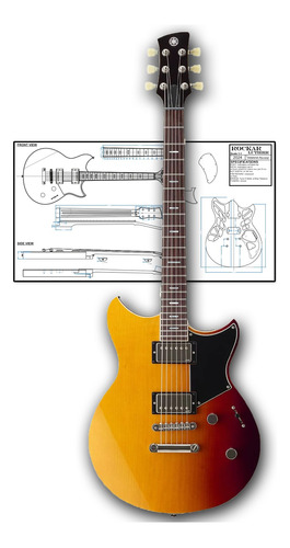 Plano Para Luthier Yamaha Revstar (a Escala Real)
