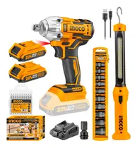 Comprar Llave De Impacto Brushless 1\u002F2 20v + Lámpara + Juego Dados