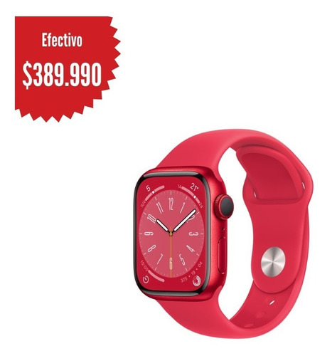 Imagen 1 de 3 de Apple Watch Series 8 Gps 41mm Sportband M/l - Phone Store