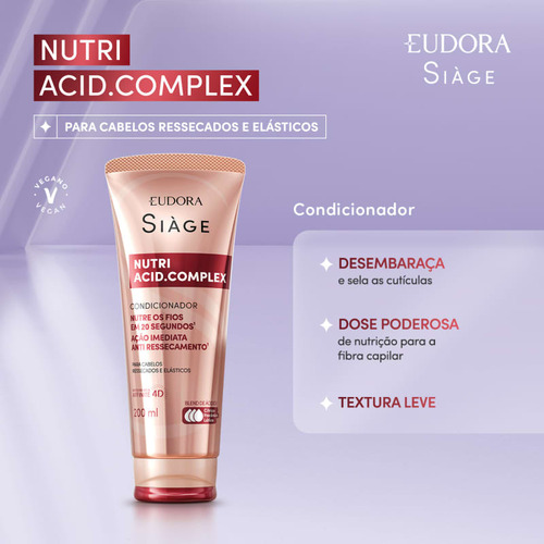 Combo Siàge Nutri Acid.complex Shampoo + Condicionador