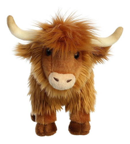 Peluche Aurora Miyoni Toro Escocés Highland Cattle