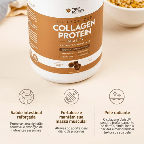 True Source Collagen Protein Chocolate Belga 450g