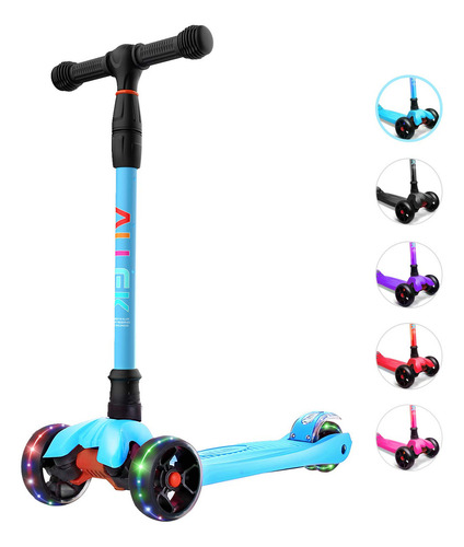 Patinete Lean N Glide Para Niños 3 A 12 Años Ruedas Anchas