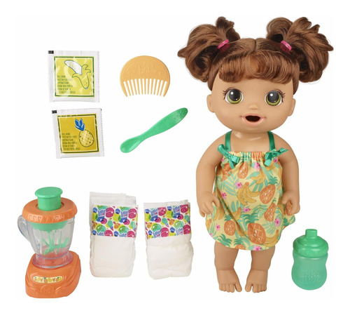 Muñeca Baby Alive Mezclador Mágico Bebé  Tropical Con Ac Mnc