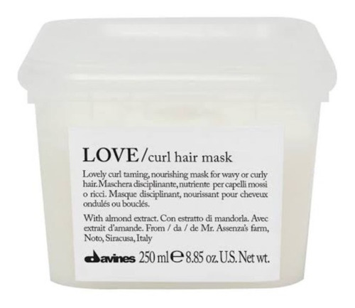 Love Curl Hair Mask Davines 250 Ml