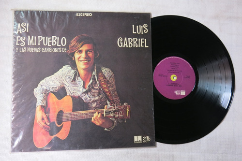 Vinyl Vinilo Lp Acetato Luis Gabriel Asi Es Mi Pueblo Balada