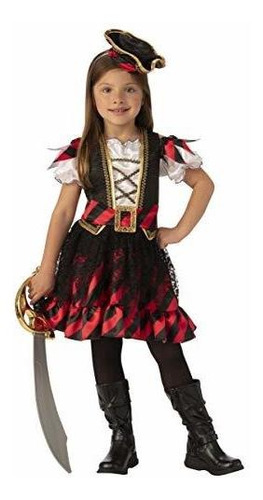 Disfraz Talla Small Para Niña De Pirata Halloween