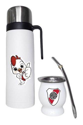 Stickers River, Newlls Futbol Calcos Termos Compu Mate Celu