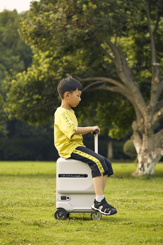 Valija Inteligente Airwheel Se3s Robot Plateado Lisa