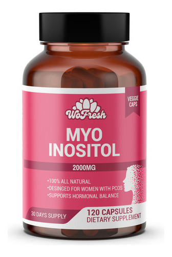 Myo Inositol 2000 Mg 120 Caps - Unidad A $94900