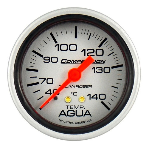 Imagen 1 de 2 de Reloj Temperatura De Agua Orlan Rober Racing 60mm Mecanico