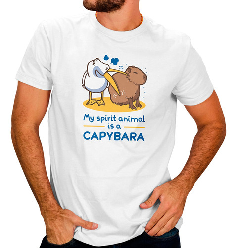 Playera Carpincho Capibara Para Hombre D#5