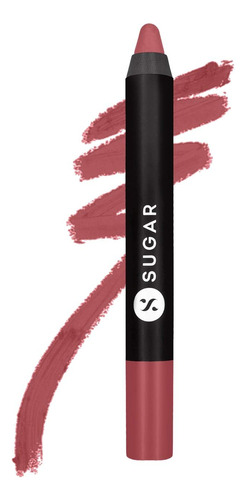 Lápiz Labial Sugar Matte As Hell Crayon 2.8 G Con Sacapunt.