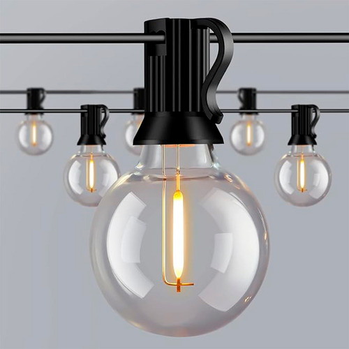 Guirnalda De Luces 7.5mts 25 Bombillas Vintage Para Exterior Luces Blanco